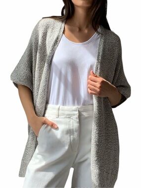 Community Ionic Cape Oversized Short Sleeve Open Front Cardigan Size XS/S